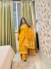Elegant Yellow Ethnic Suit Set with Dupatta